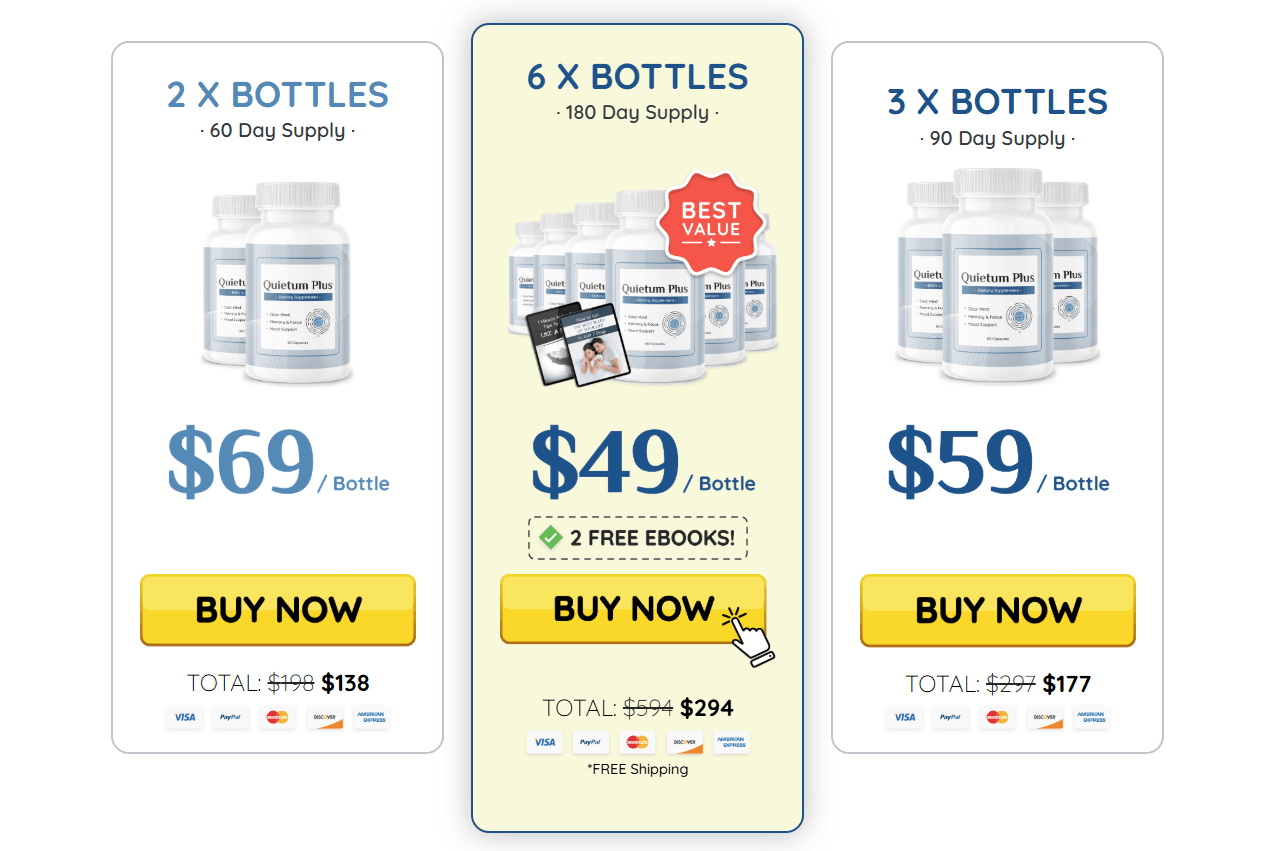 Quietum Plus Supplement to Support Better Ear Health & Hearing